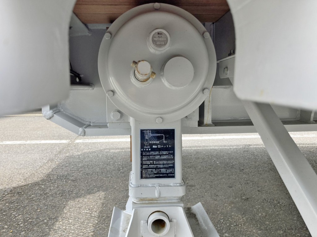 脚は脱着式のハンドルで昇降します。|トレクス  PLR430DEの写真22