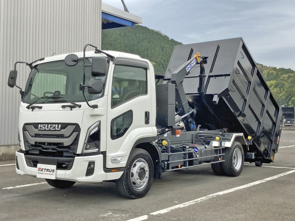 コンテナ脱着時の状態です。|いすゞ フォワード 2RG-FTR90U4の写真1