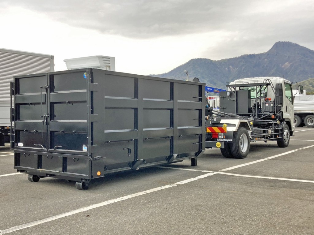 コンテナ脱着時の状態です。|いすゞ フォワード 2RG-FTR90U4の写真6