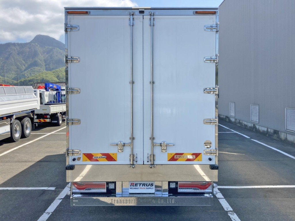 リヤ蝶番・ハンマーロック・キャッチはステンレス製です。|日野 レンジャー 2KG-GK2ABAの写真9