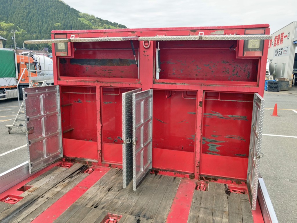 プロテクターにレバーブロック掛け付きの物入れが付いています。|東邦  TE36H2P3Sの写真15