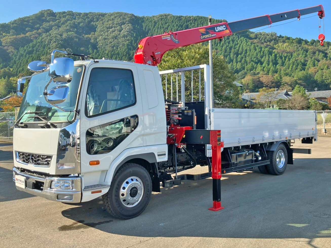 フロント周りメッキパーツで飾っています。|三菱 ファイター 2KG-FK65F(2WD)の写真1
