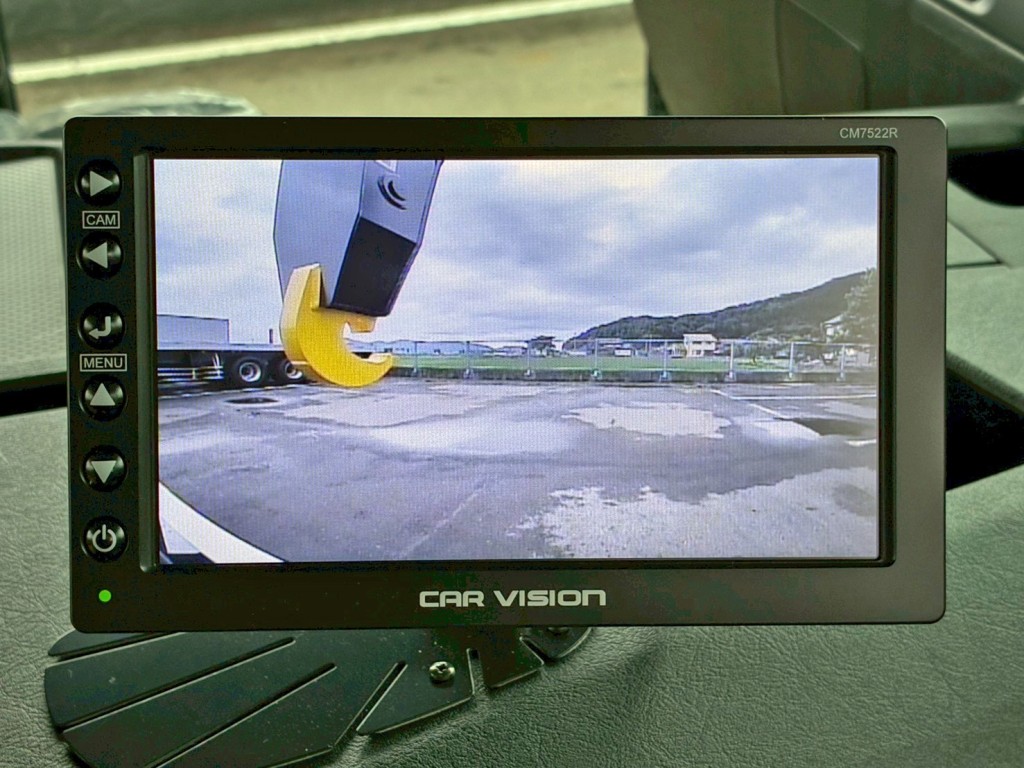 コンテナ脱着用のモニター付きです。|三菱 スーパーグレート 2PG-FV80VZの写真18