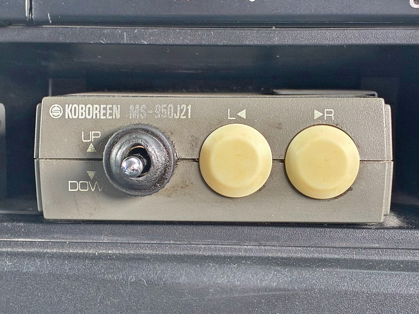 コボレーンの操作スイッチです。|いすゞ ギガ QPG-CXZ77BTの写真37