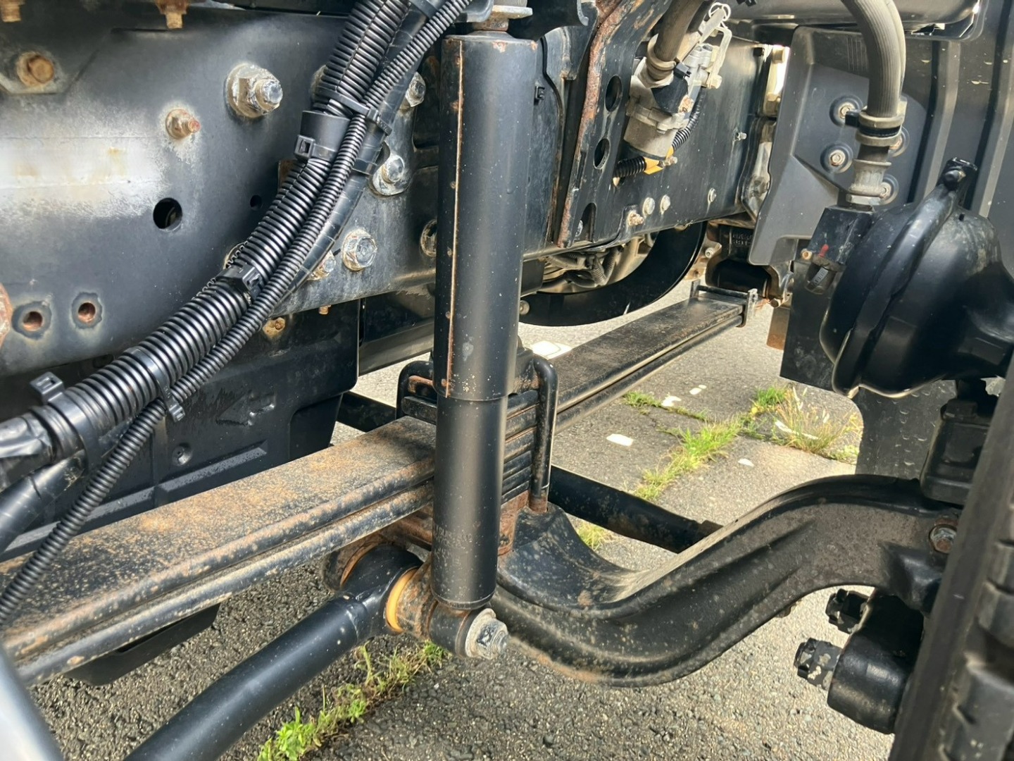 下回りにサビがあります。|三菱 スーパーグレート 2KG-FV70HYの写真37