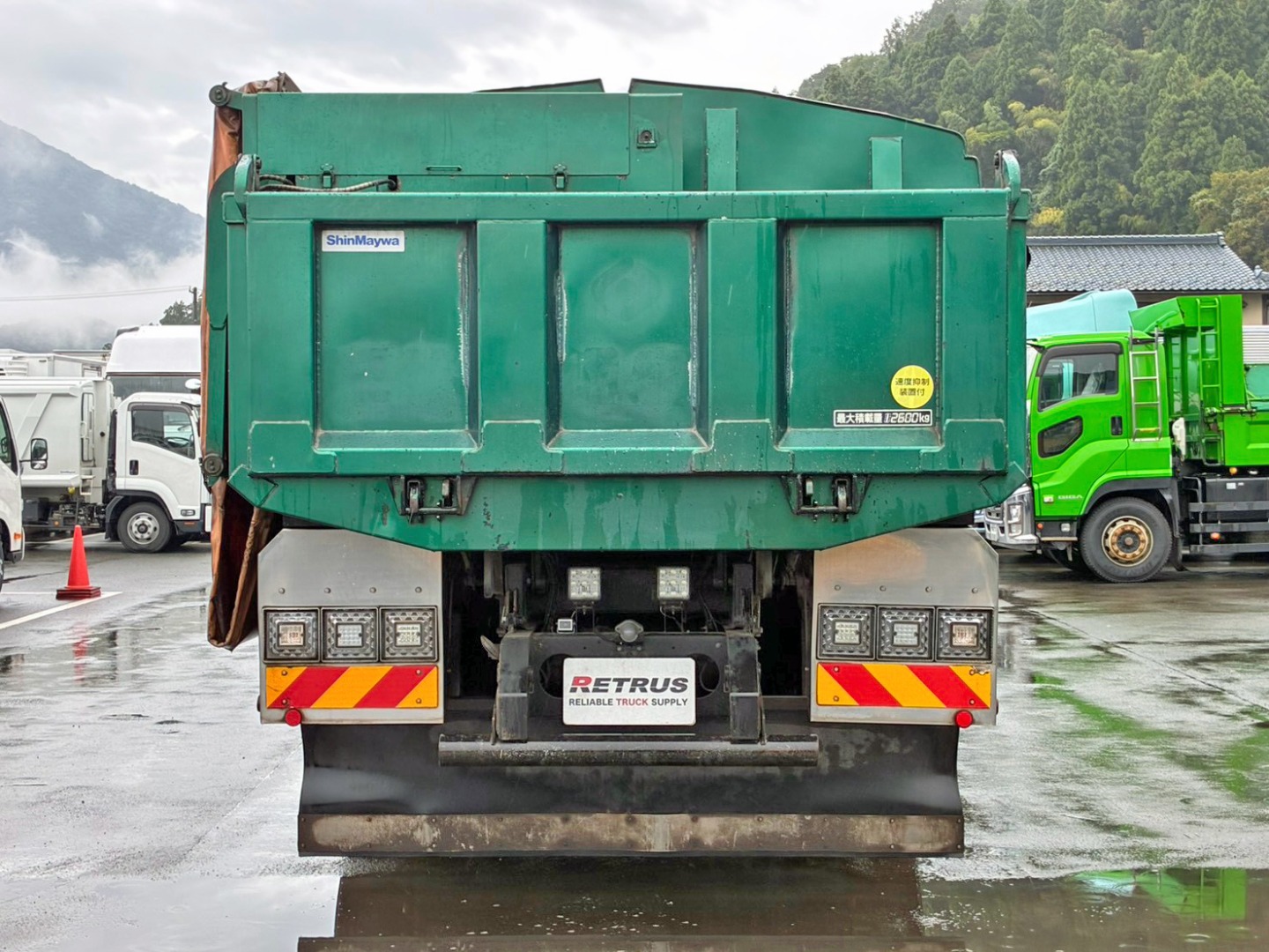 天蓋式コボレーン作動時の状態です。③|UDトラックス クオン QPG-CD5ZLの写真23