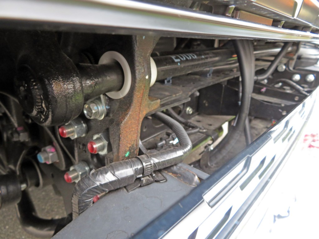 フロントパネル内部に軽い置きサビがあります。|日野 レンジャー 2KG-FD2ABG(2WD)の写真23