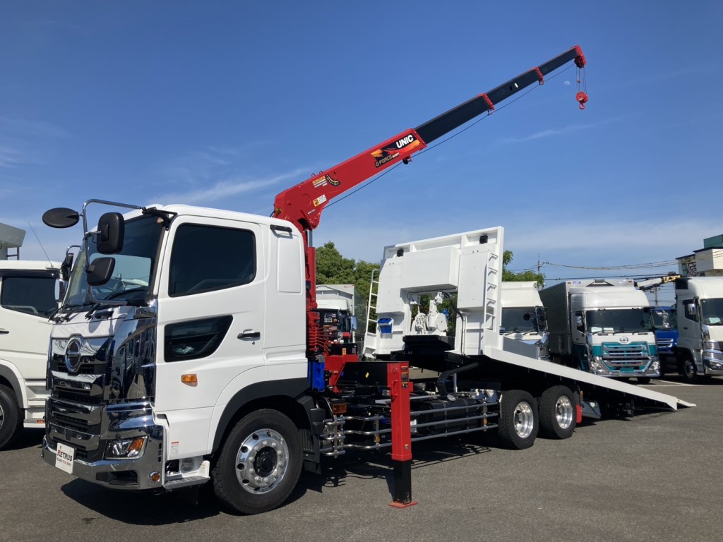 未使用の日野プロフィアクレーン付きセーフティーです。|日野 プロフィア 2DG-FQ1AJCの写真1