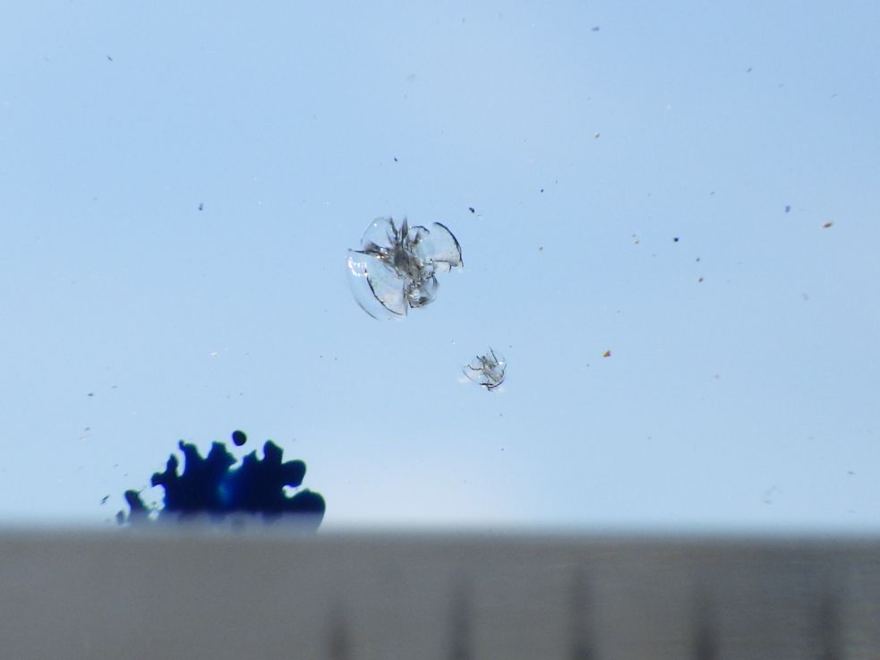 フロントガラスに小キズがあります。|三菱 ファイター TKG-FK71F(2WD)の写真16