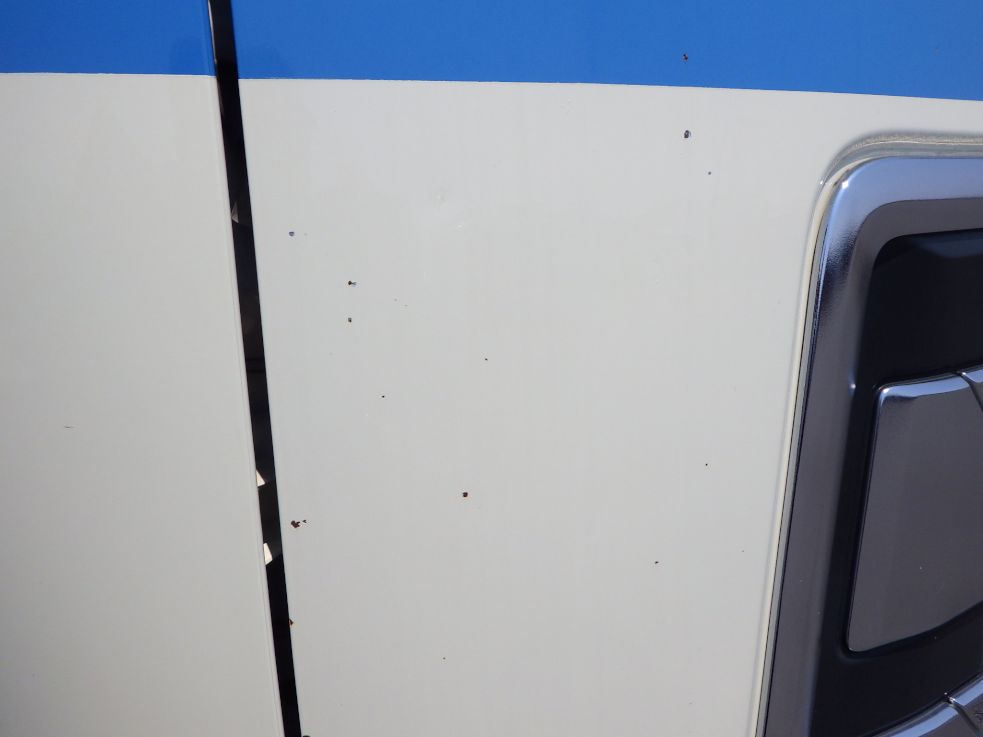 フロントパネルに飛び石キズがあります。|UDトラックス クオン 2PG-CG5CAの写真22