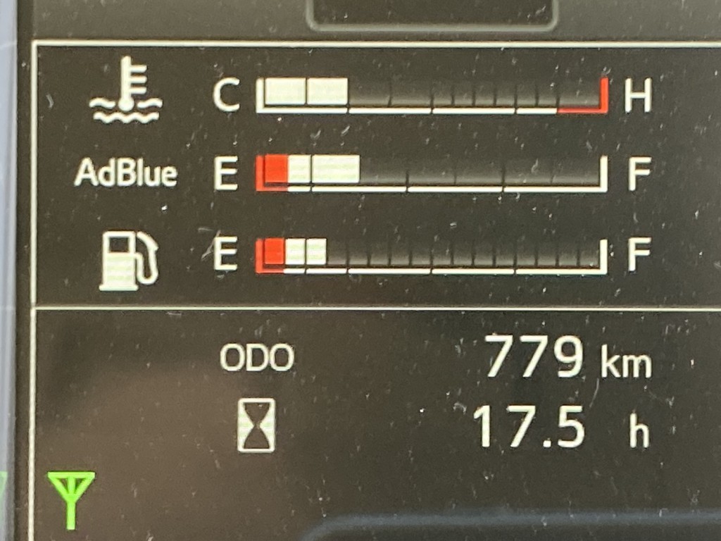 走行メーターです。|日野 プロフィア 2DG-FW1AHCの写真30