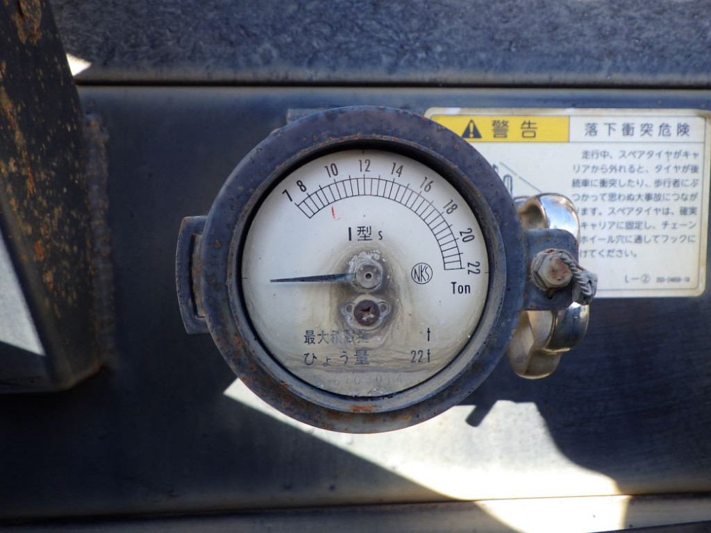 自重計の状態です。|日野 プロフィア QKG-FS1EKDAの写真11