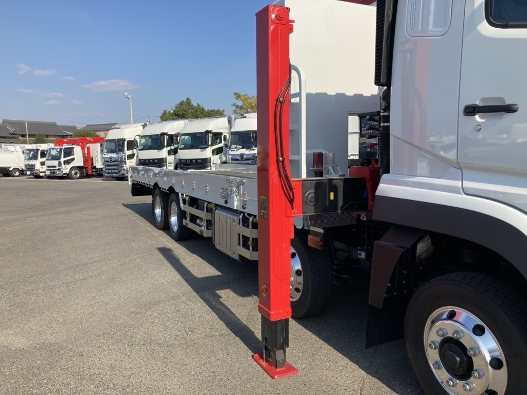 ハイアウトリガーの状態です。|三菱 スーパーグレート 2KG-FS70HZの写真24