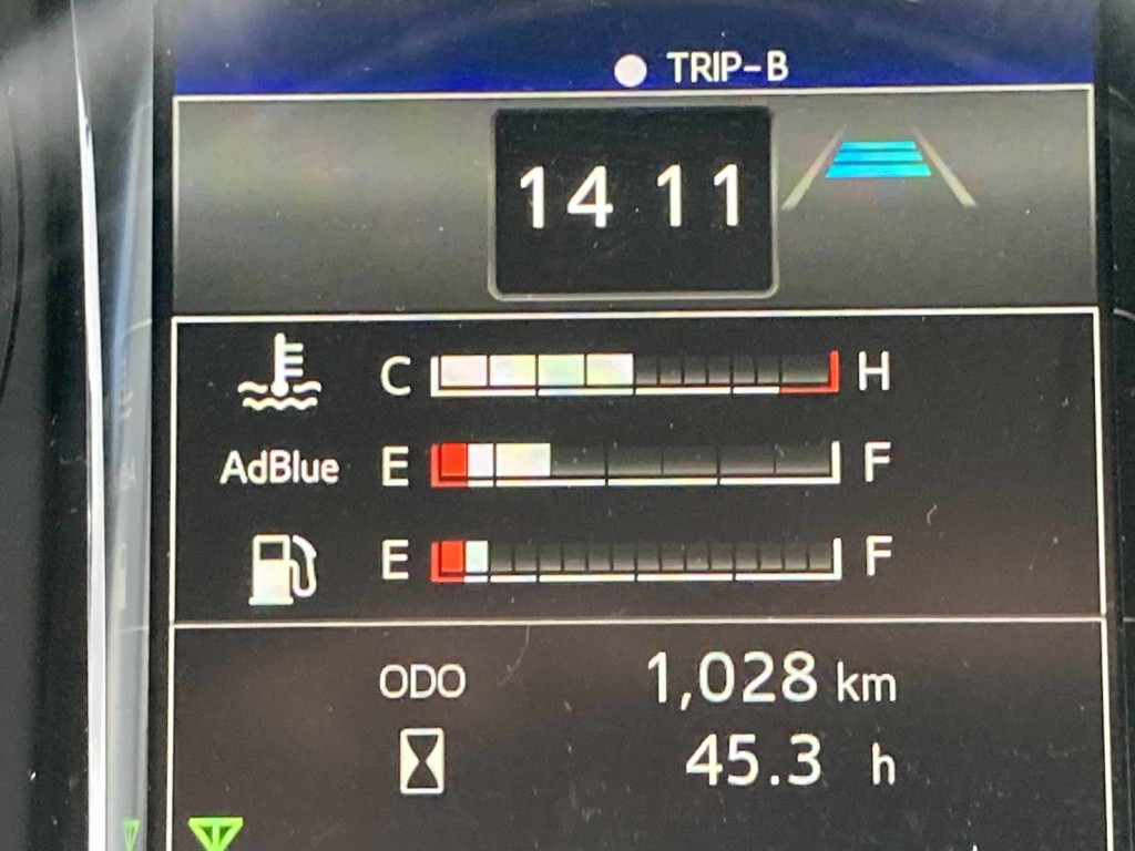 走行メーターです。|日野 レンジャー 2DG-GK2ABAの写真45