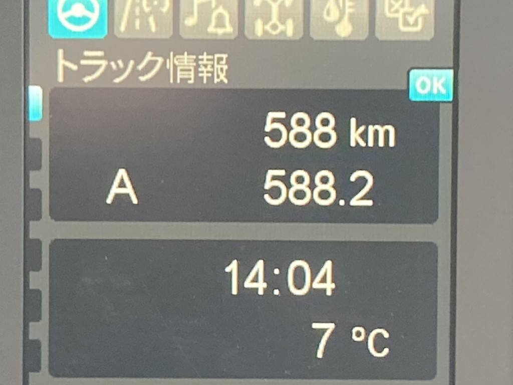 走行メーターです。|三菱 ファイター 2KG-FK65F(2WD)の写真46