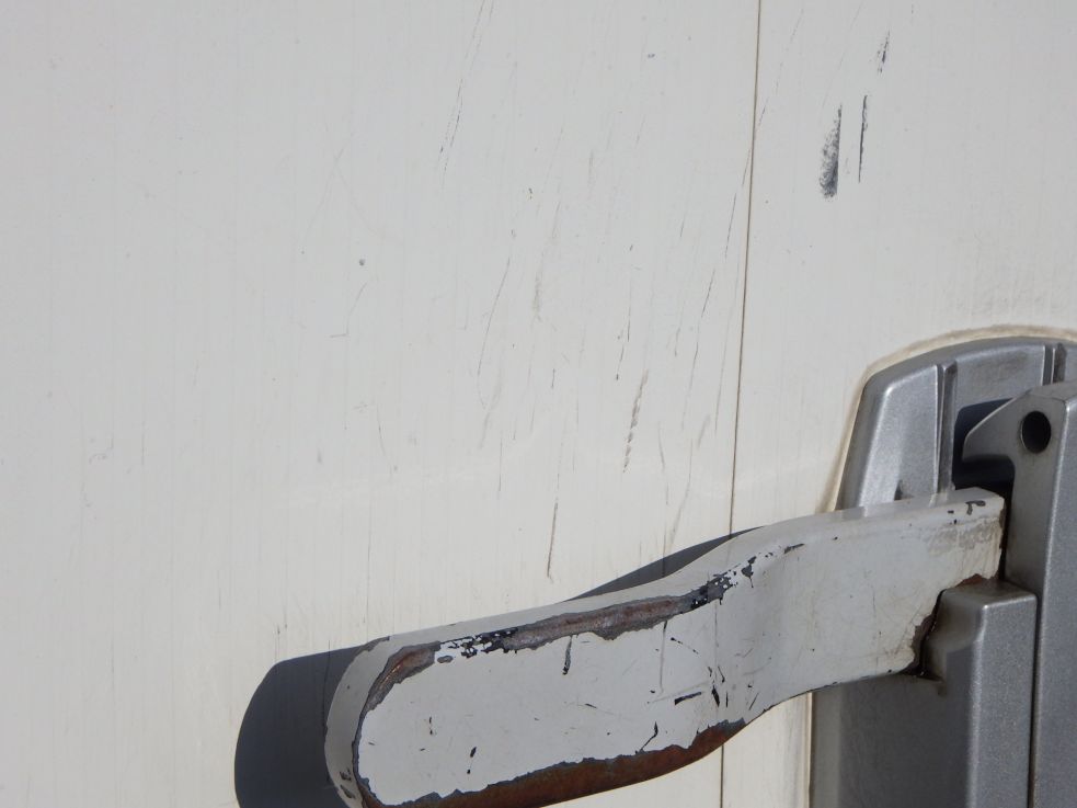 ハンマーロック周りにスレがあります。|三菱 ファイター TKG-FK64F(2WD)の写真41