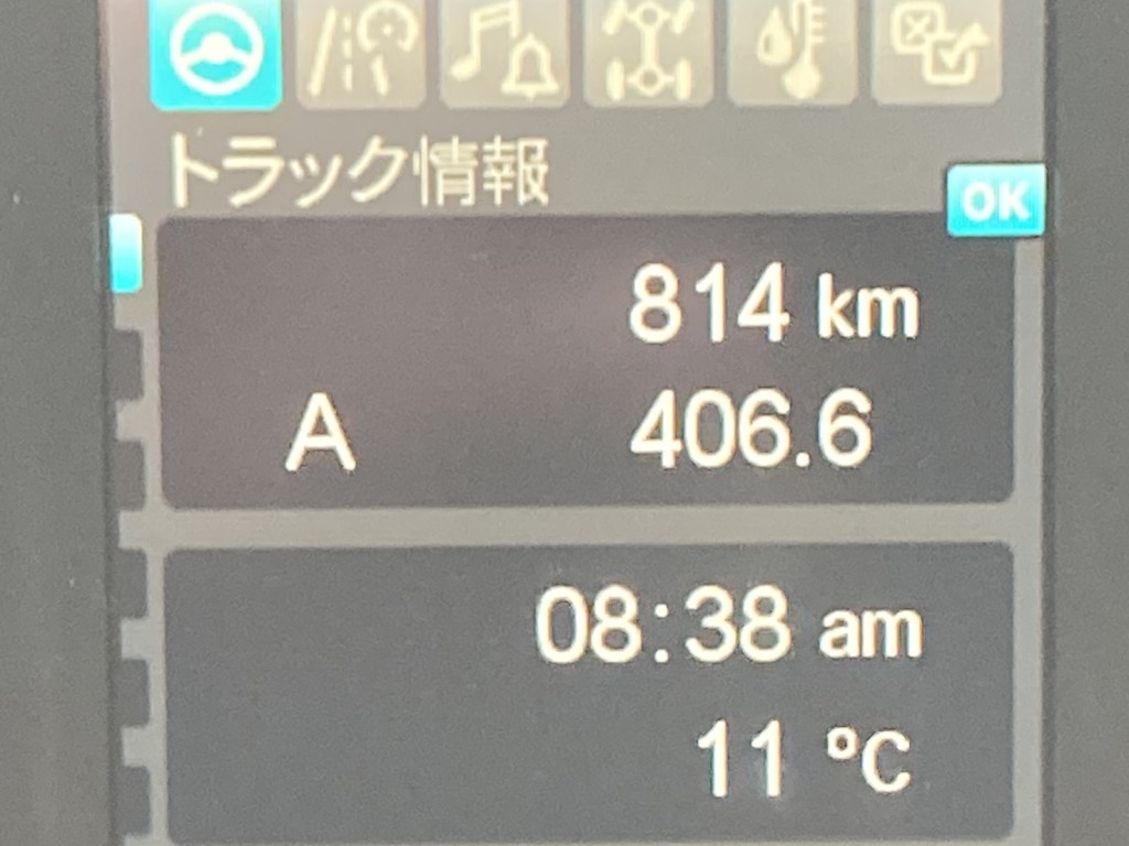 走行メーターです。|三菱 ファイター 2KG-FK72F(2WD)の写真16