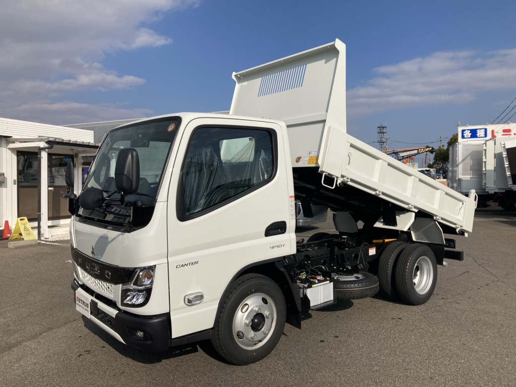 未使用の3トンキャンターダンプです。|三菱 キャンター 2RG-FBA60(2WD)の写真1