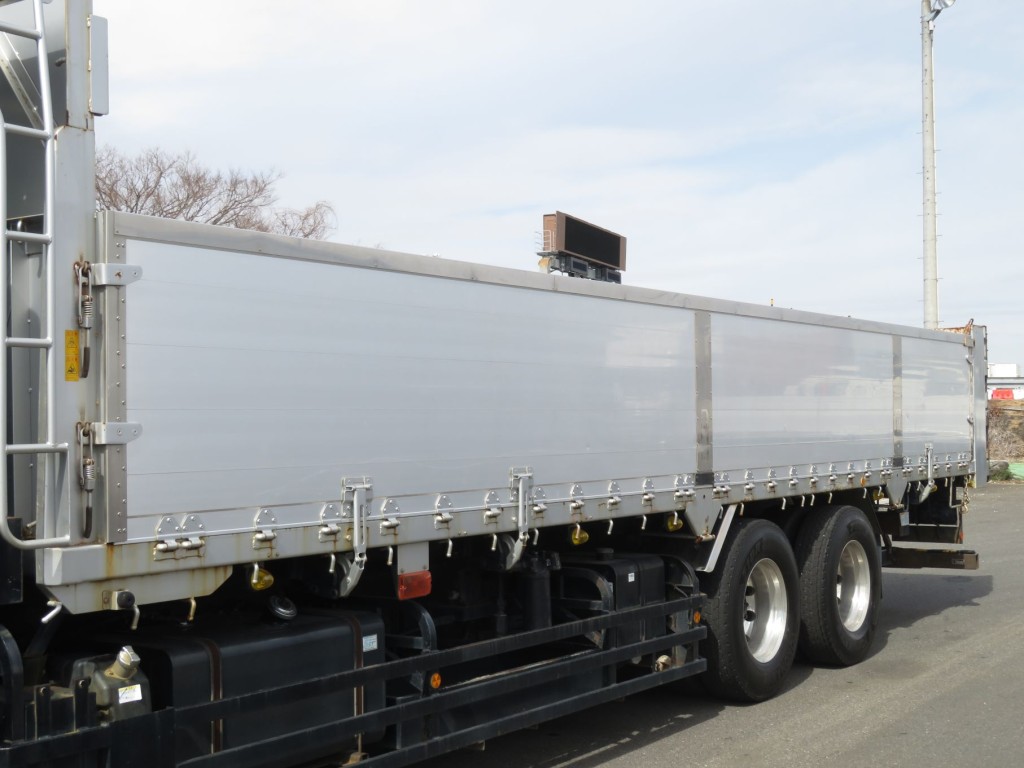 助手席側あおりの状態です。|三菱 スーパーグレート QKG-FU54VZ改の写真30