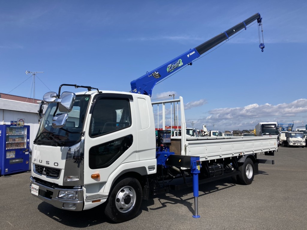 R7年の4トン4段ラジコンクレーン付きです。|三菱 ファイター 2KG-FK62F(2WD)の写真1