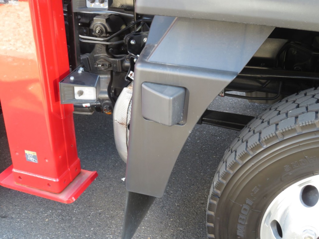 巻き込み防止装置付きです。|三菱 スーパーグレート 2PG-FS80VZの写真8