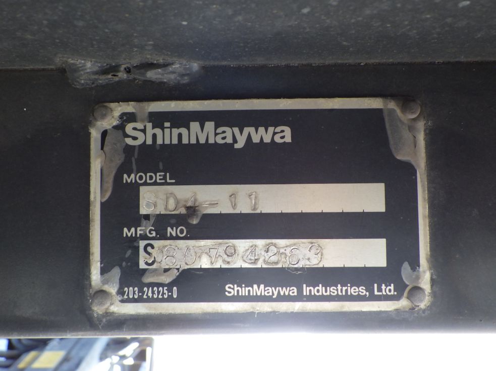 上物のプレートです。|日野 レンジャー BDG-FD7JDWA(2WD)の写真15