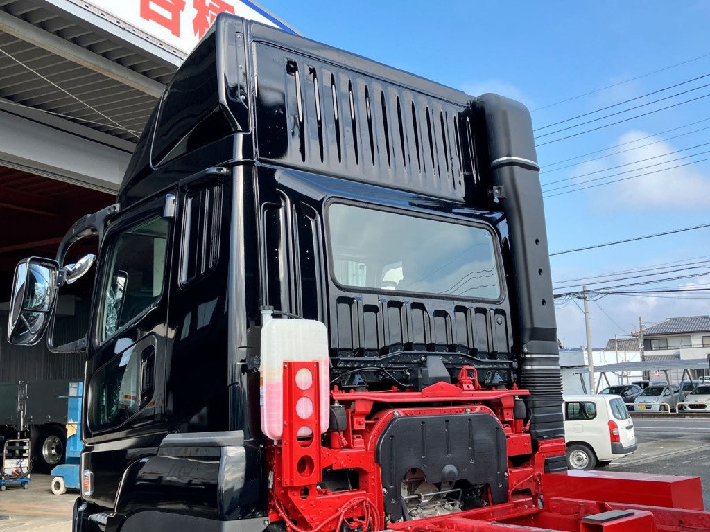 キャブバックの状態です。|三菱 スーパーグレート 2PG-FV80VXの写真35