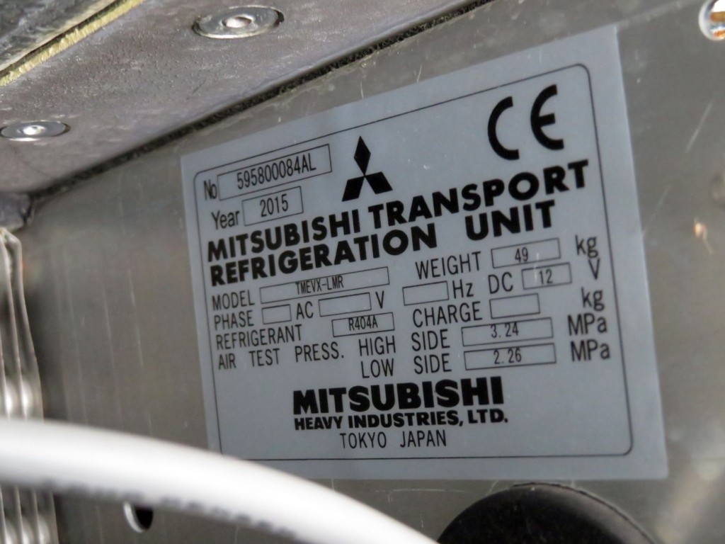 冷凍機のプレートです。|日野 プロフィア QPG-FR1EXEGの写真32