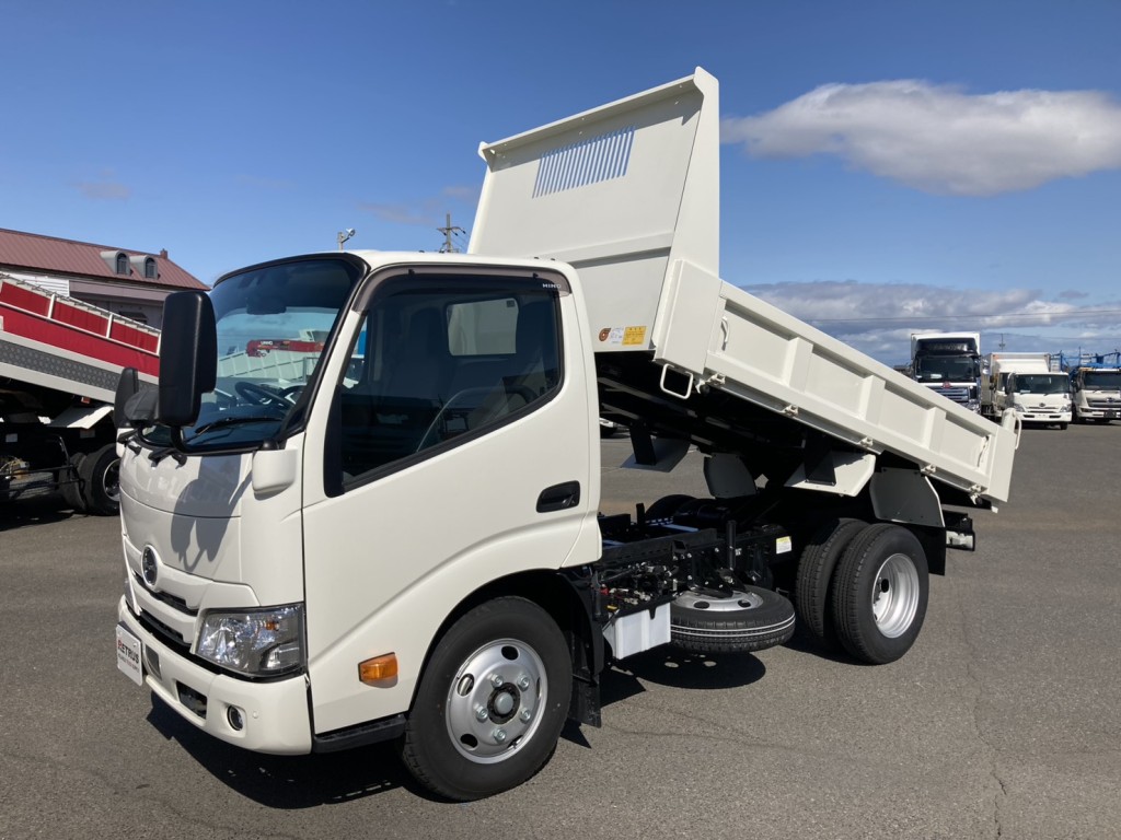 日野の未使用3トン4ナンバーダンプです。|日野 デュトロ 2KG-XZU600T(2WD)の写真1