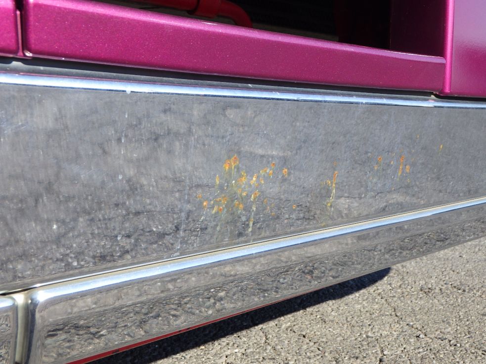 フロントバンパーにサビがあります。|三菱 スーパーグレート 2RG-FP74HDRの写真23