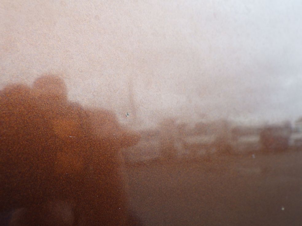 フロントパネルにキズ・軽いヘコミがあります。|日野 レンジャー TPG-FD7JLAA(2WD)の写真23