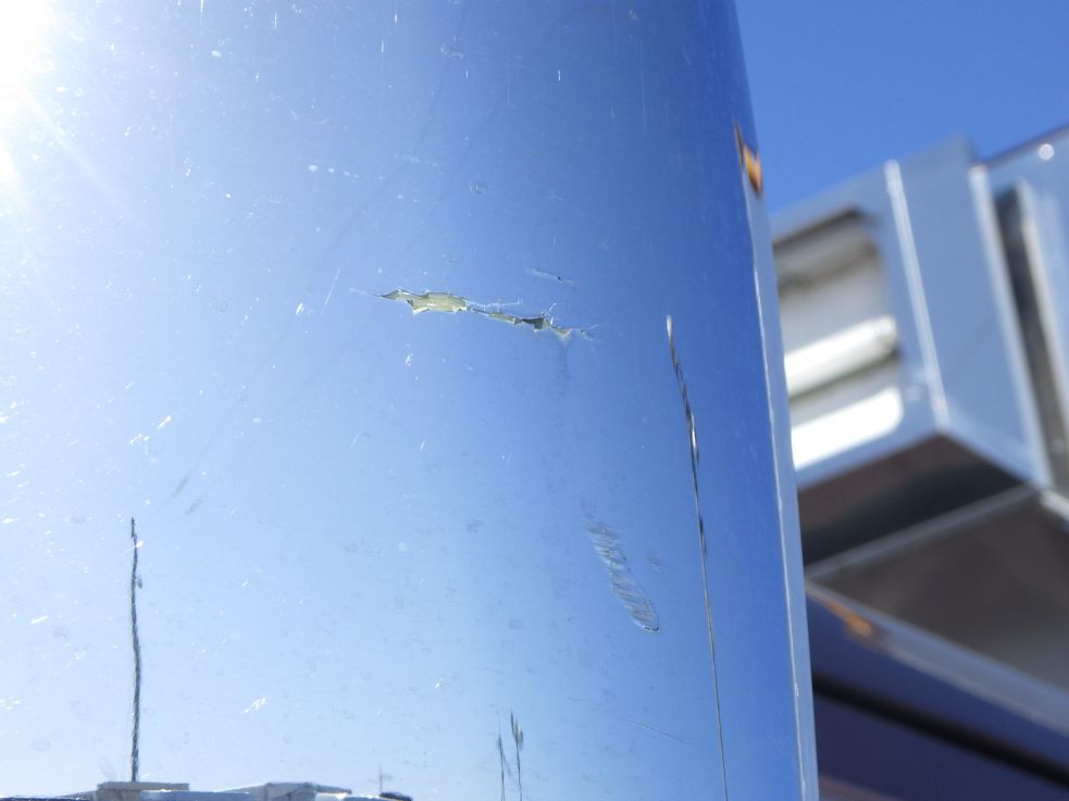 助手席側ミラーにスレがあります。|日野 レンジャー TPG-FD7JLAA(2WD)の写真25