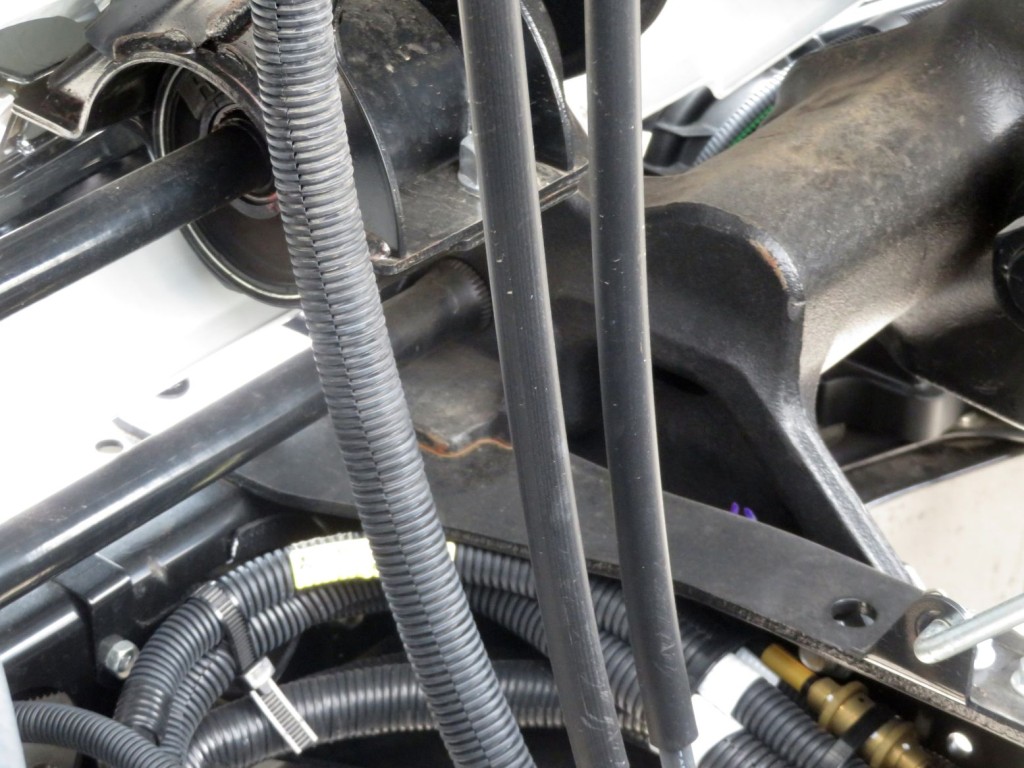 キャブ下部に軽い置きサビがあります。|三菱 ファイター 2KG-FK65F(2WD)の写真27