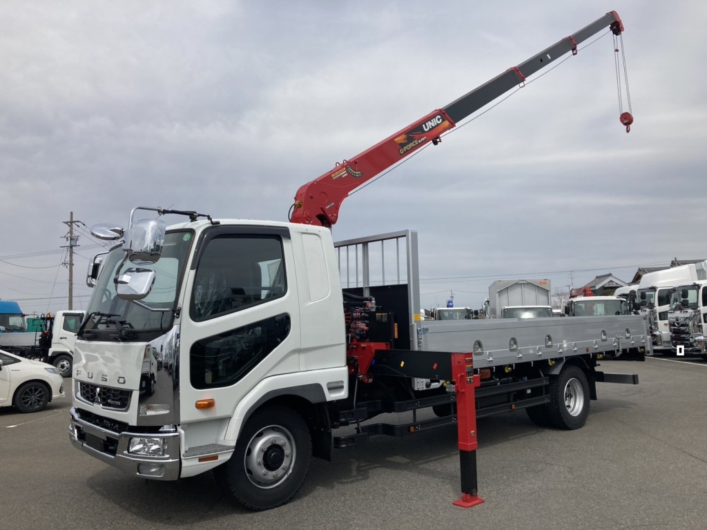 未使用の三菱ふそう増トンクレーン付きです。|三菱 ファイター 2KG-FK62FZの写真1