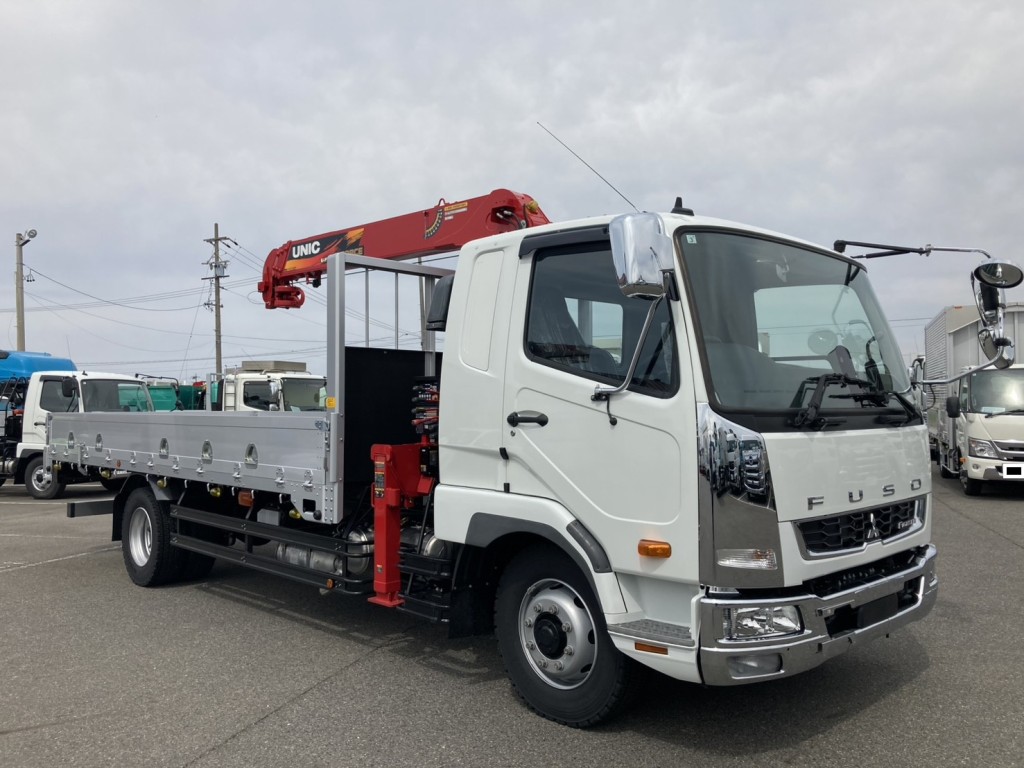 未使用の三菱ふそう増トンクレーン付きです。|三菱 ファイター 2KG-FK62FZの写真2