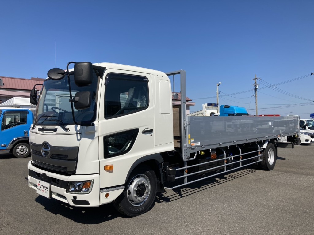 未使用の日野の増トンアルミ平ボデーです。|日野 レンジャー 2KG-FE2ACAの写真1