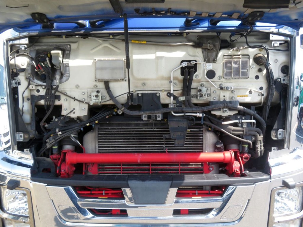 フロントパネル内部に軽いサビがあります。|いすゞ ギガ QDG-EXZ52BJの写真28