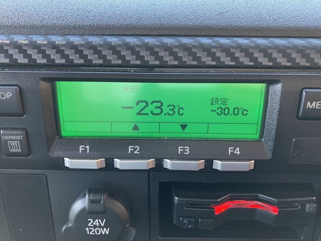 冷凍機はー15.3℃スタート2時間でー23.3℃確認しております。|日野 レンジャー 2KG-FD2ABG(2WD)の写真38