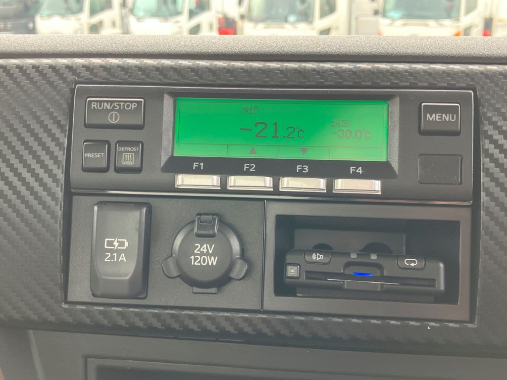 冷凍機は15℃スタート3時間で-21.2℃確認しております。|日野 レンジャー 2KG-FC2ABG(2WD)の写真24