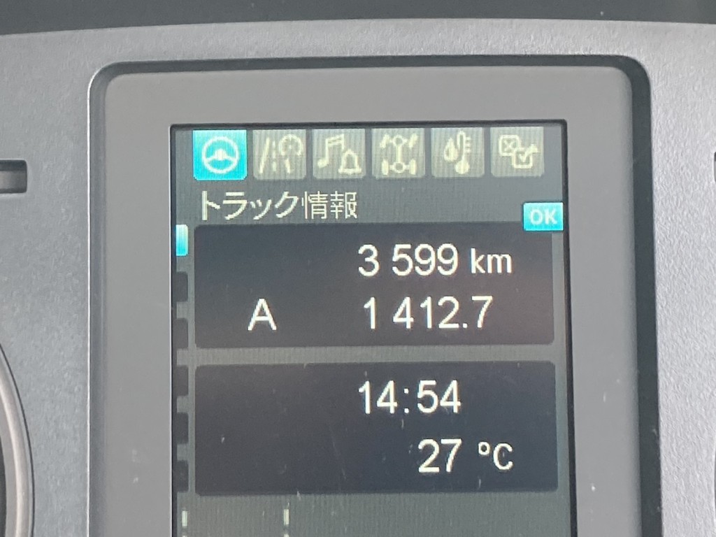 走行メーターです。|三菱 ファイター 2KG-FK62F(2WD)の写真27