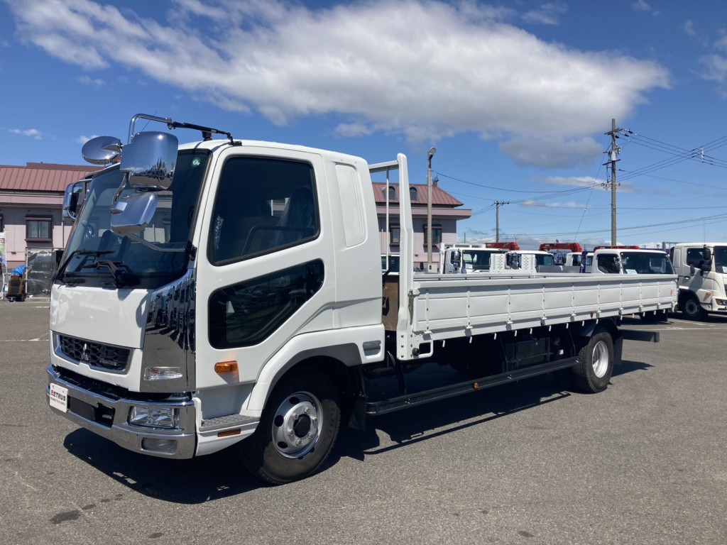 未使用の三菱ファイター62ワイド平ボデーです。(PTO付き)|三菱 ファイター 2KG-FK62F(2WD)の写真1