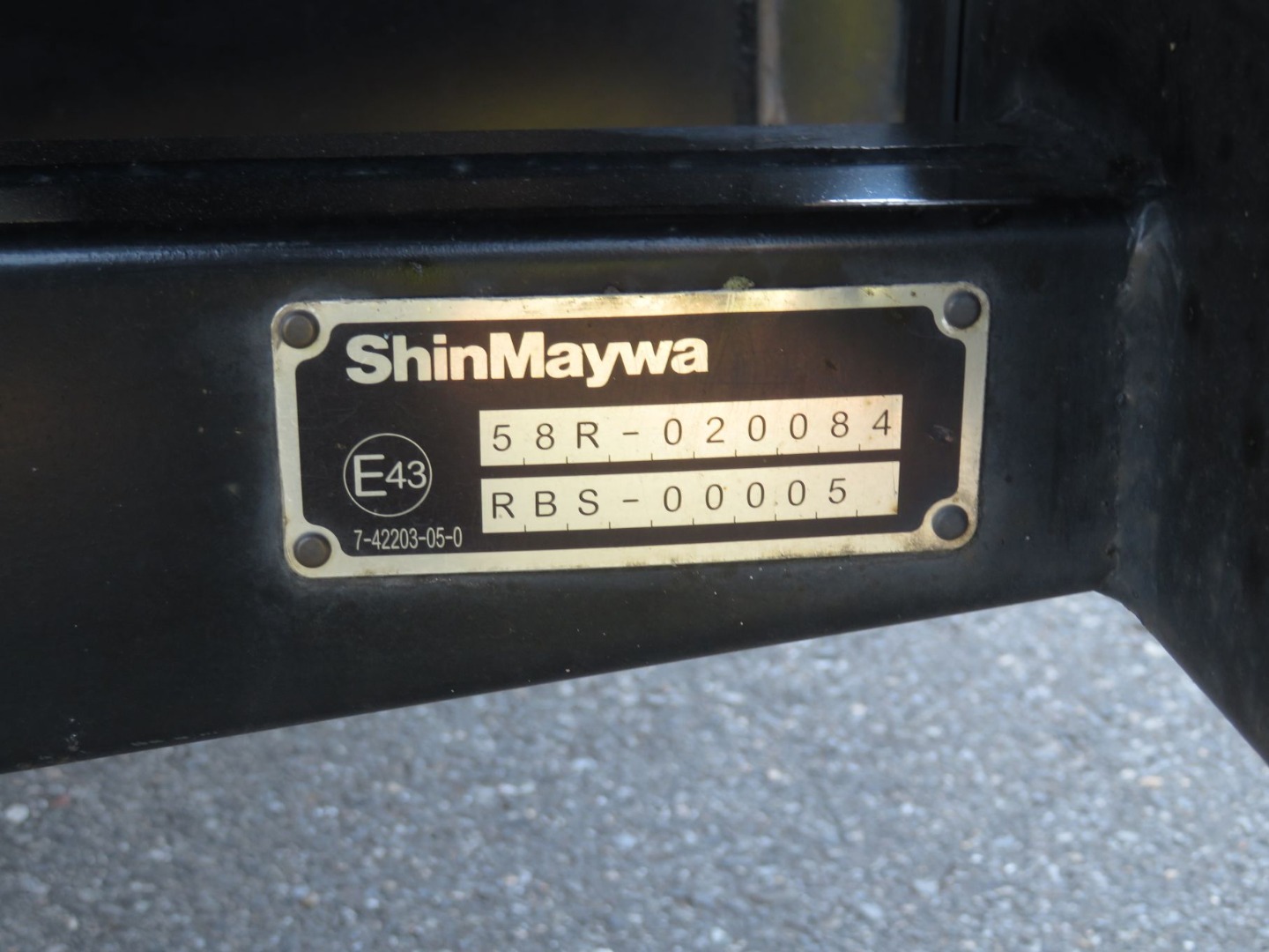 リアバンパーのプレートです。|日野 レンジャー 2KG-FD2ABG(2WD)の写真33