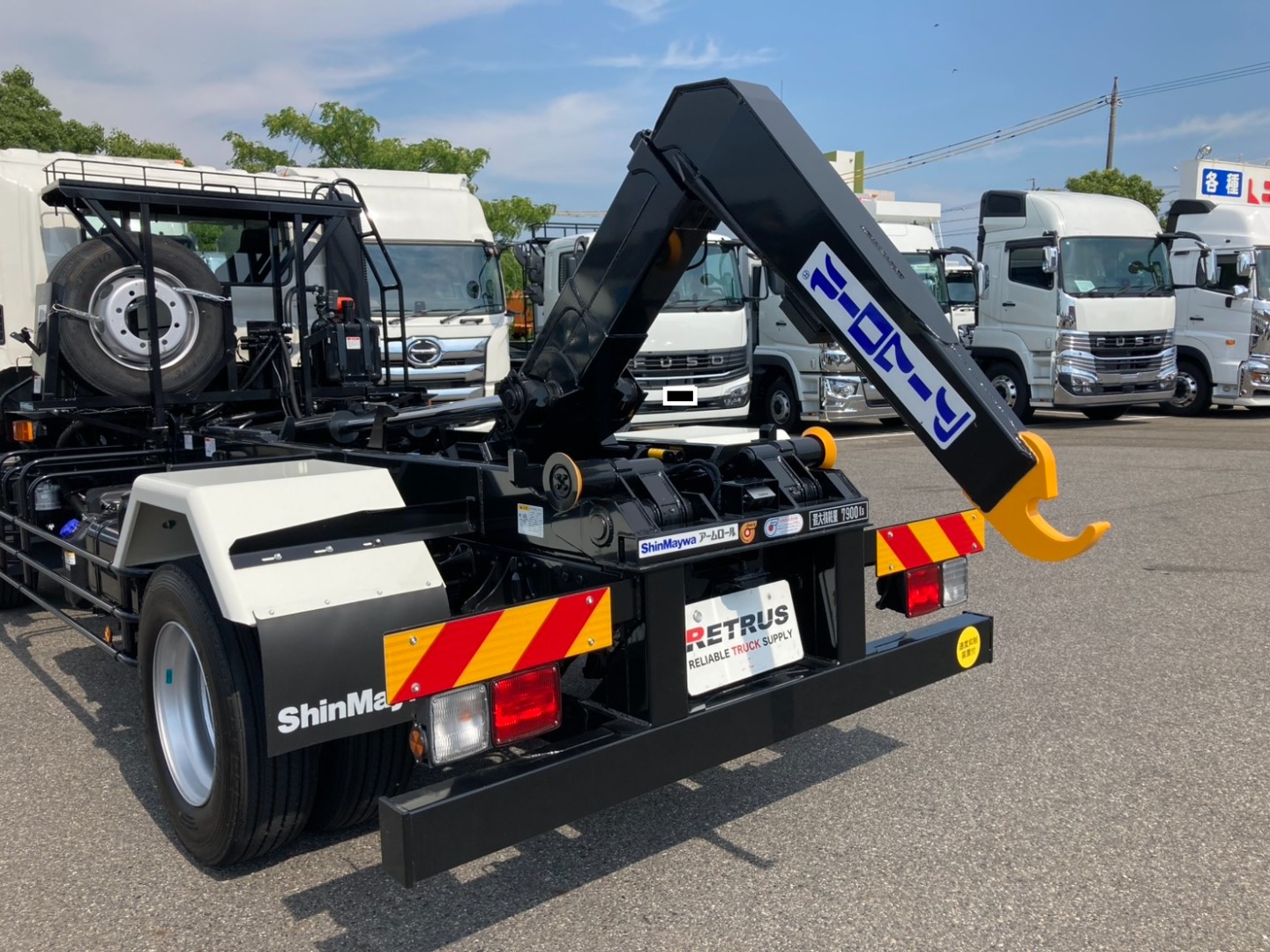 リアテール周りです。|日野 レンジャー 2KG-FE2ACAの写真24