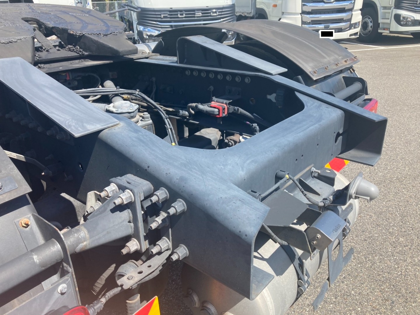 シャーシとクロスメンバーの状態です。|UDトラックス クオン 2RG-GK5DAD(2WD)の写真14
