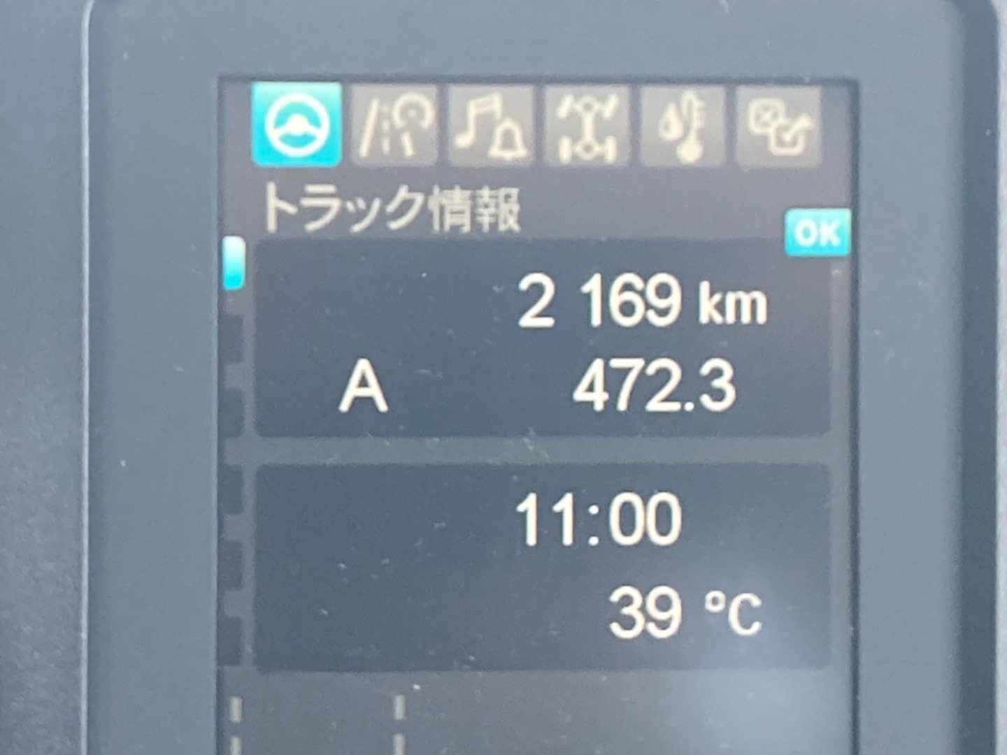 走行メーターです。|三菱 ファイター 2KG-FK65F(2WD)の写真45