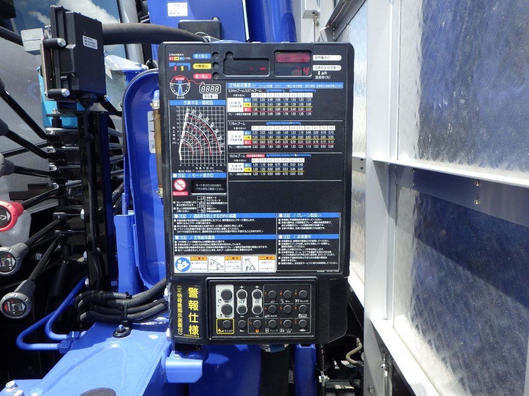 空車時定格荷重及び作業半径ー揚程図です。|日野 レンジャー 2KG-FD2ABA(2WD)の写真13