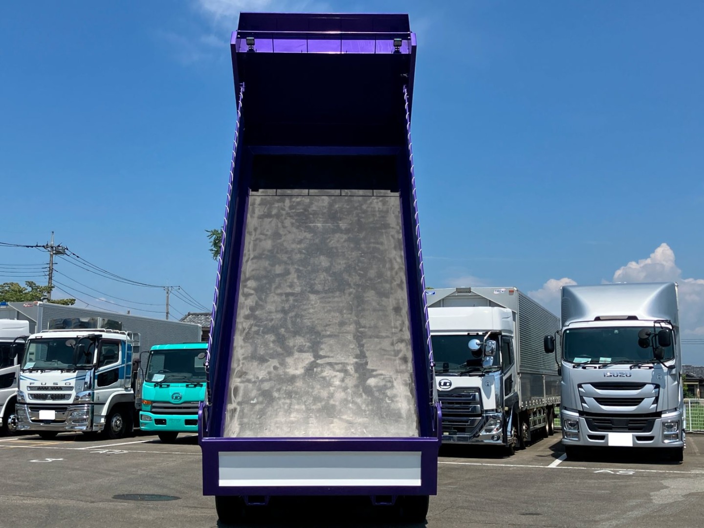 荷台全体の状態です。|いすゞ ギガ 2RG-CXZ77DTの写真8