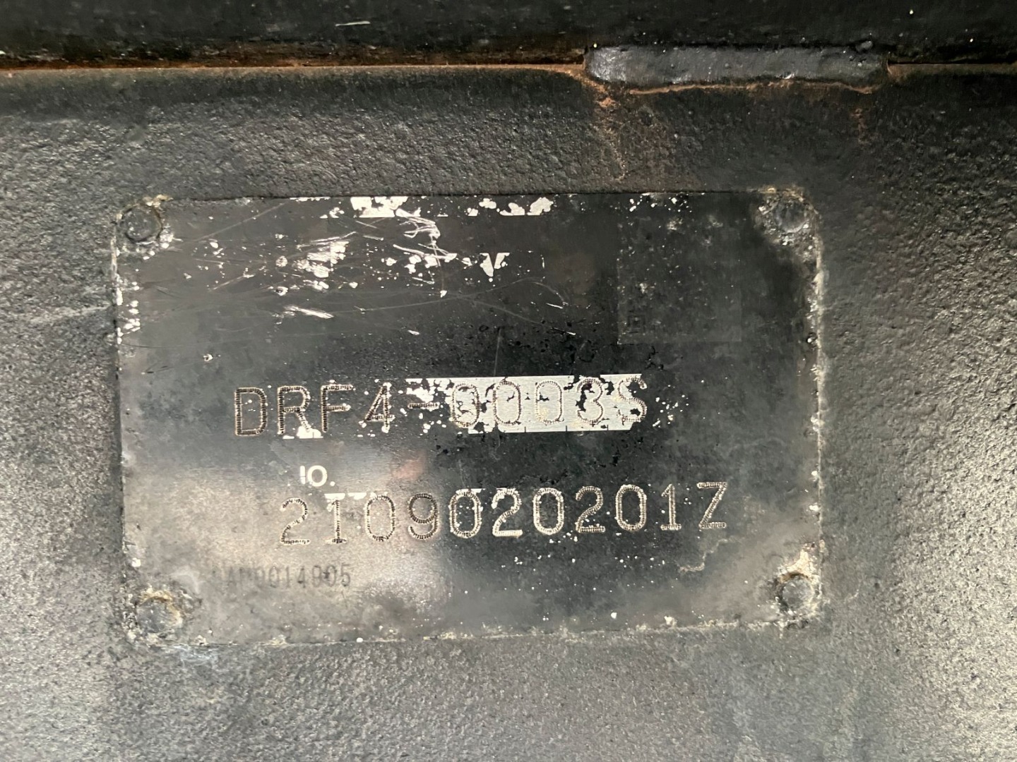 上物のプレートです。|三菱 ファイター 2KG-FK72F(2WD)の写真19