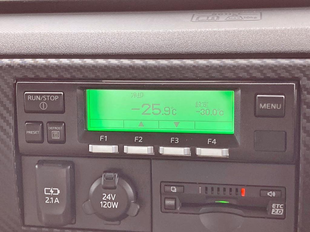 冷凍機は、-30℃設定(低温仕様) 1.9℃スタート 2Hで-25.9℃確認済みです。|日野 レンジャー 2KG-FD2ABG(2WD)の写真26