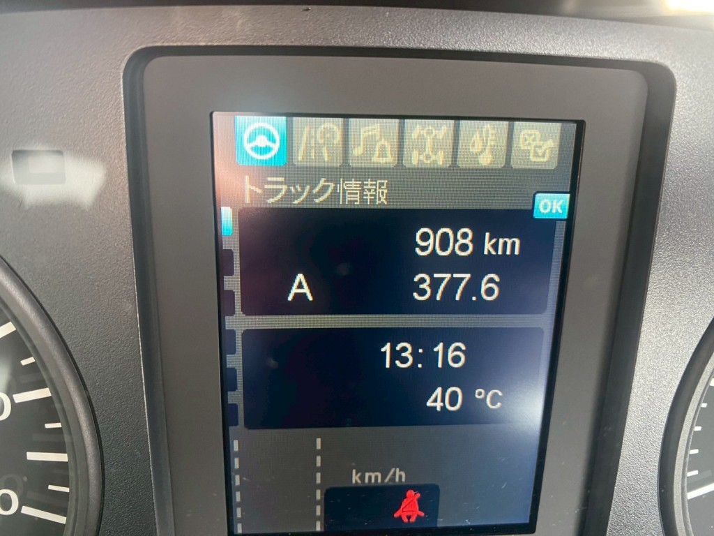 走行メータ|三菱 ファイター 2KG-FK65F(2WD)の写真15